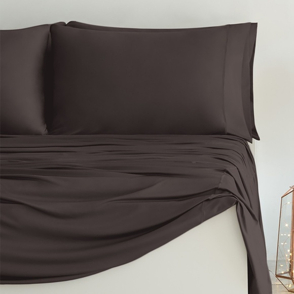 HP🎉SHEEX COPPER King Pillowcases AntiViral ION+ Repair & Rejuvenate NEW CHOCO - Picture 3 of 7